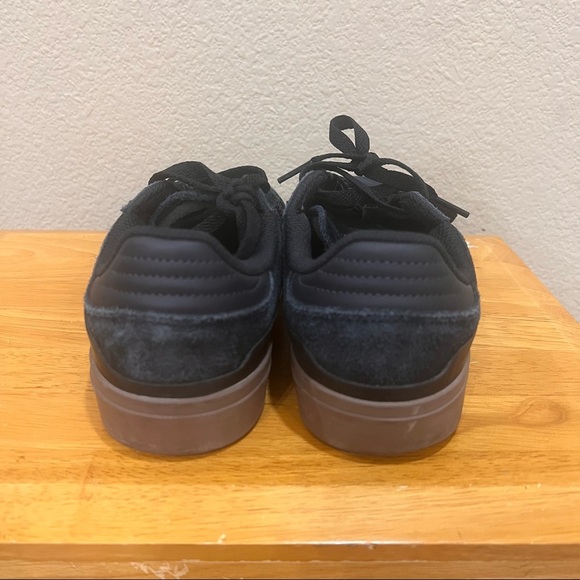 ADIDAS BUSENITZ SIZE 8 PRO SUEDE SHOES BLACK BROWN SKATES STREETWEAR PREPPY EUC - Picture 6 of 10